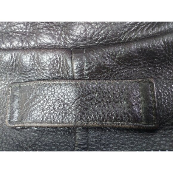 Eddie Bauer Men's Leather Jacket L Brown Genuine Leather Distressed - Picture 6 of 16